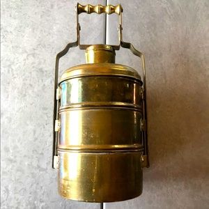Antique Brass 3- level Lunchbucket🪝